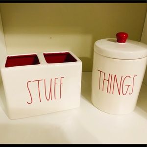 Rae Dunn “STUFF” and “THINGS” bundle